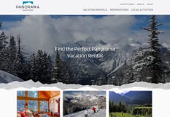 Panorama Vacations website, vacation rentals in Panorama BC
