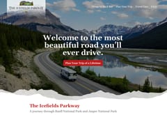 Icefields Parkway travel-planning website, Canadian Rockies