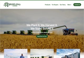 Rowland Farms website