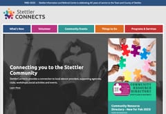 Stettler Connects community referral website
