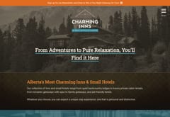 Charming Inns & Small Hotels of Alberta website